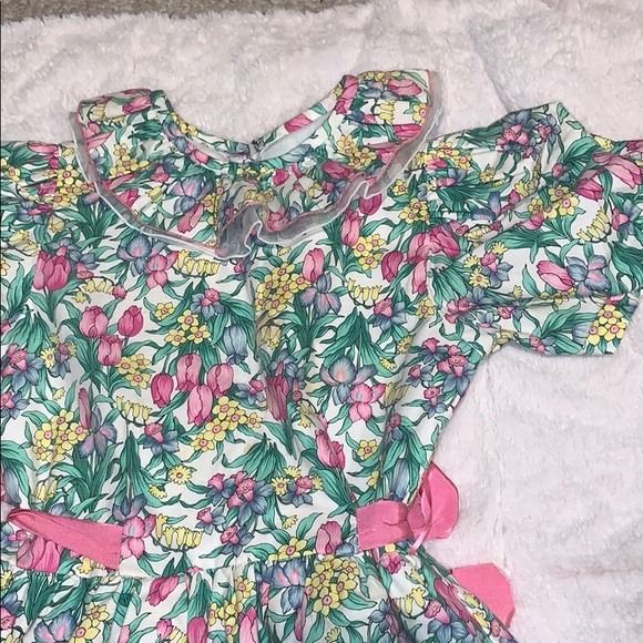 Vintage little girls dress - Picture 2 of 6